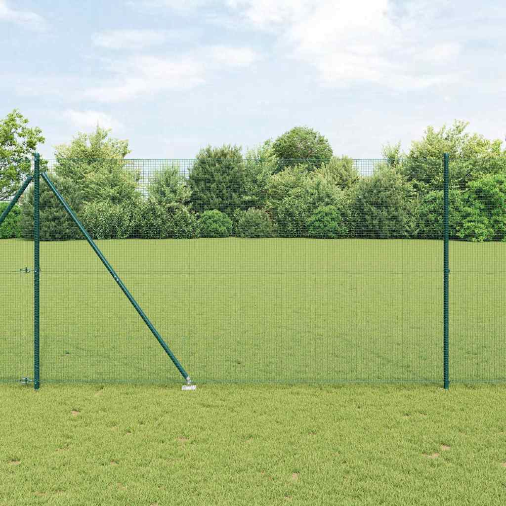 Svweiende trådgjerde med spisser 10 x 1,6 m (B x H)
