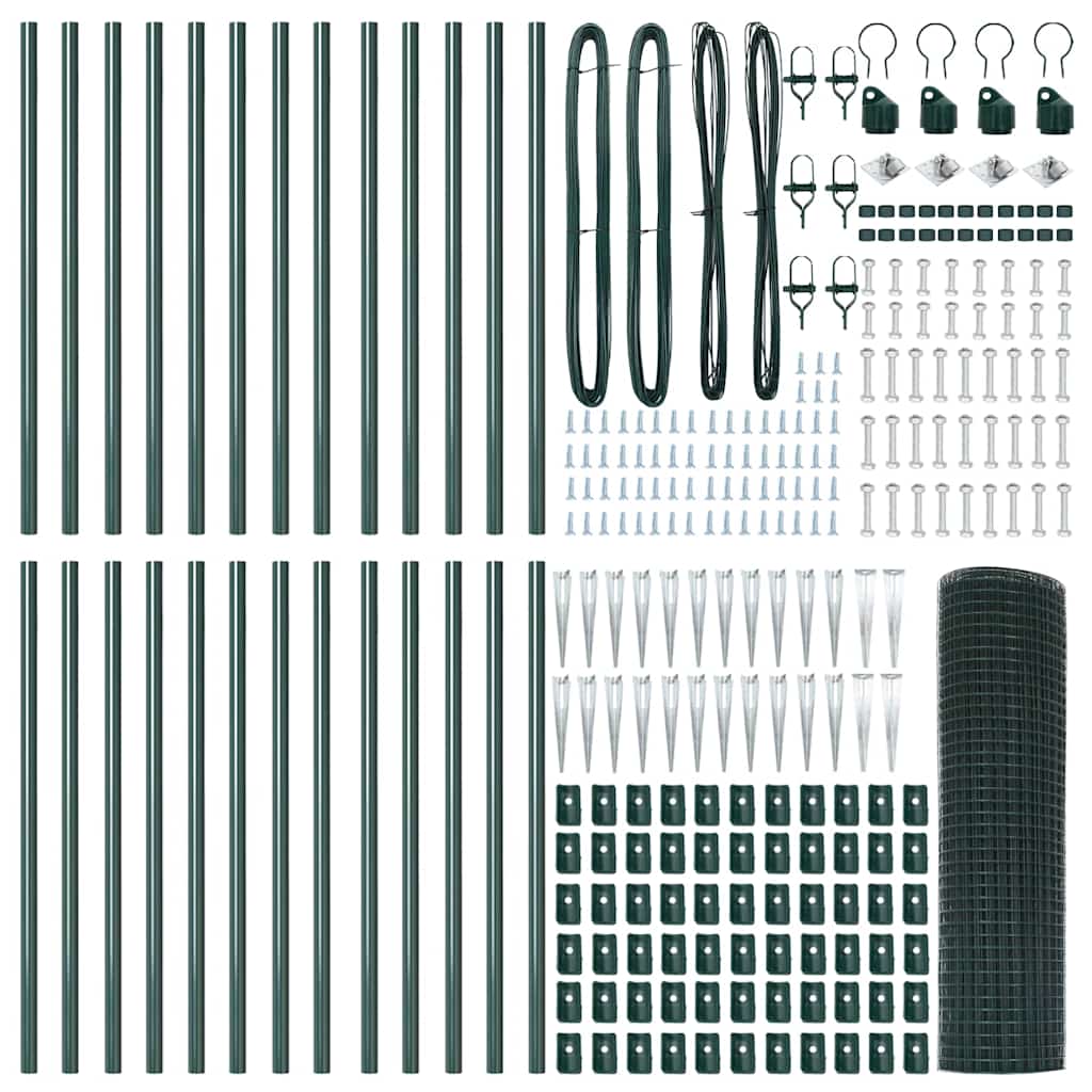 Svweiende trådgjerde med spisser 50 x 0,4 m (B x H)