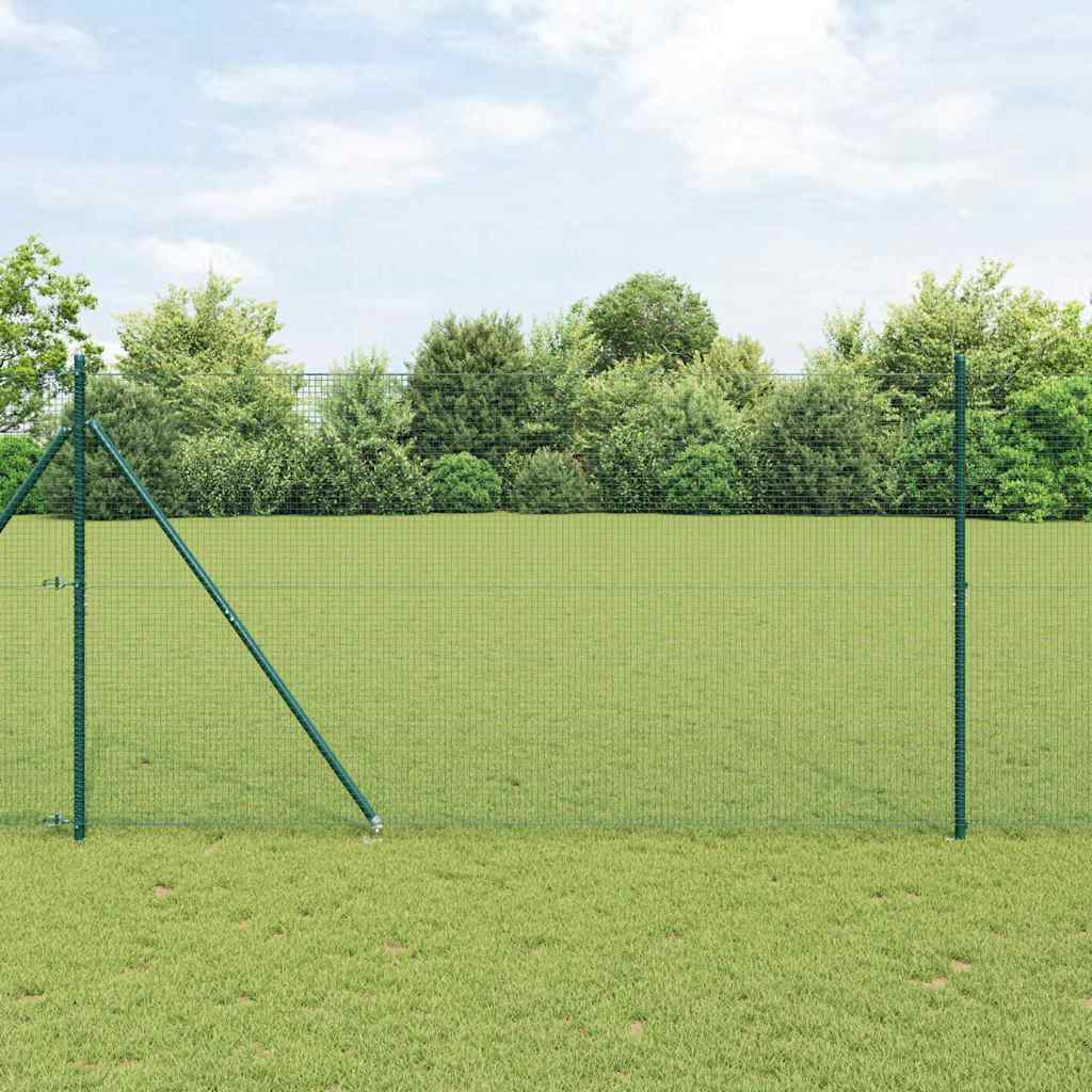Svweiende trådgjerde med spisser 50 x 1,4 m (B x H)