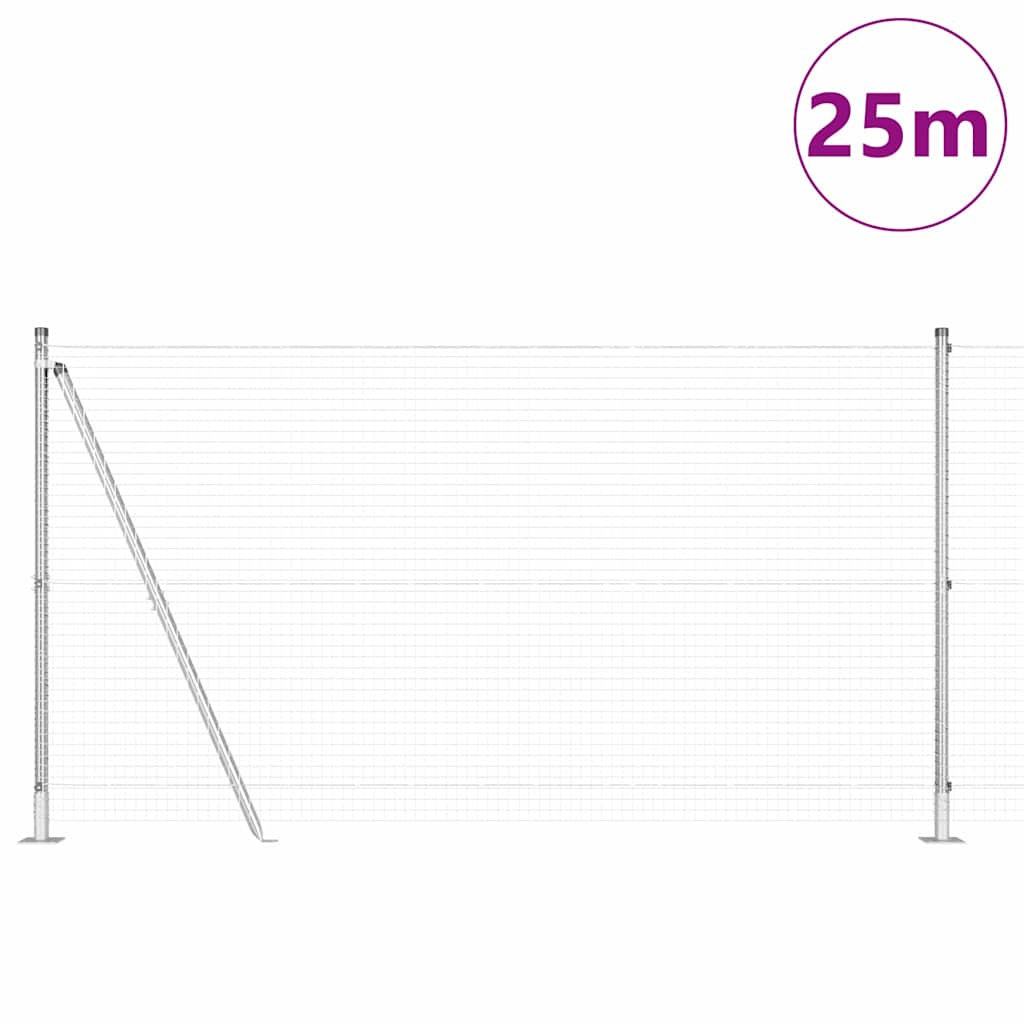 Sveistgjerde med Betongbase 25 x 1,2 m (B x H)