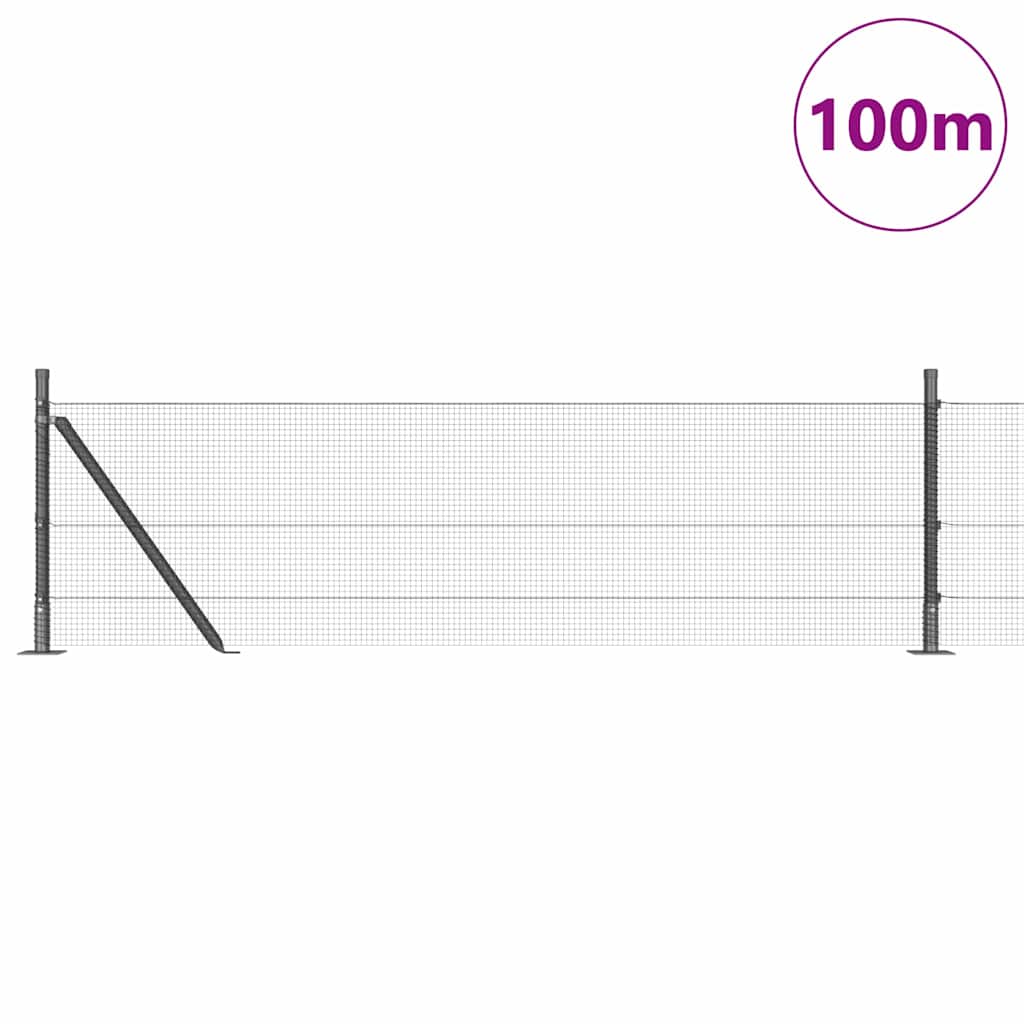 Sveistgjerde med Betongbase 100 x 0,6 m (B x H)