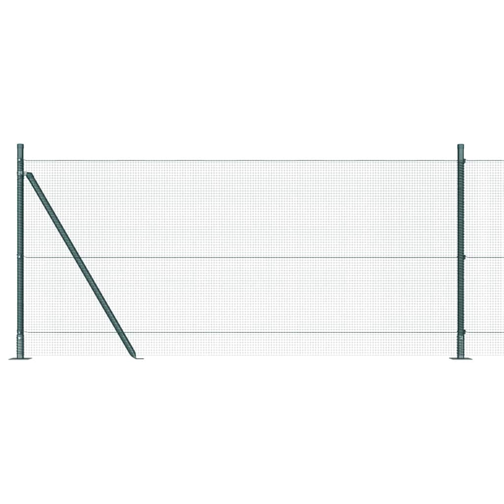 Sveistgjerde med Betongbase 10 x 0,8 m (B x H) PVC-belagt stål