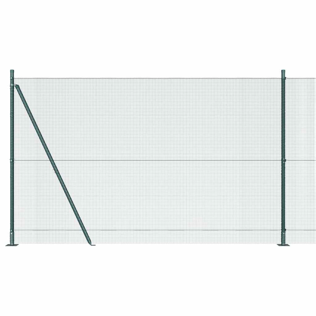 Sveistgjerde med Betongbase 10 x 1,4 m (B x H) PVC-belagt stål