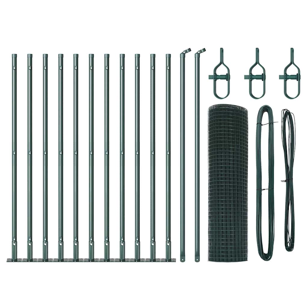 Sveistgjerde med Betongbase 25 x 0,5 m (B x H) PVC-belagt stål