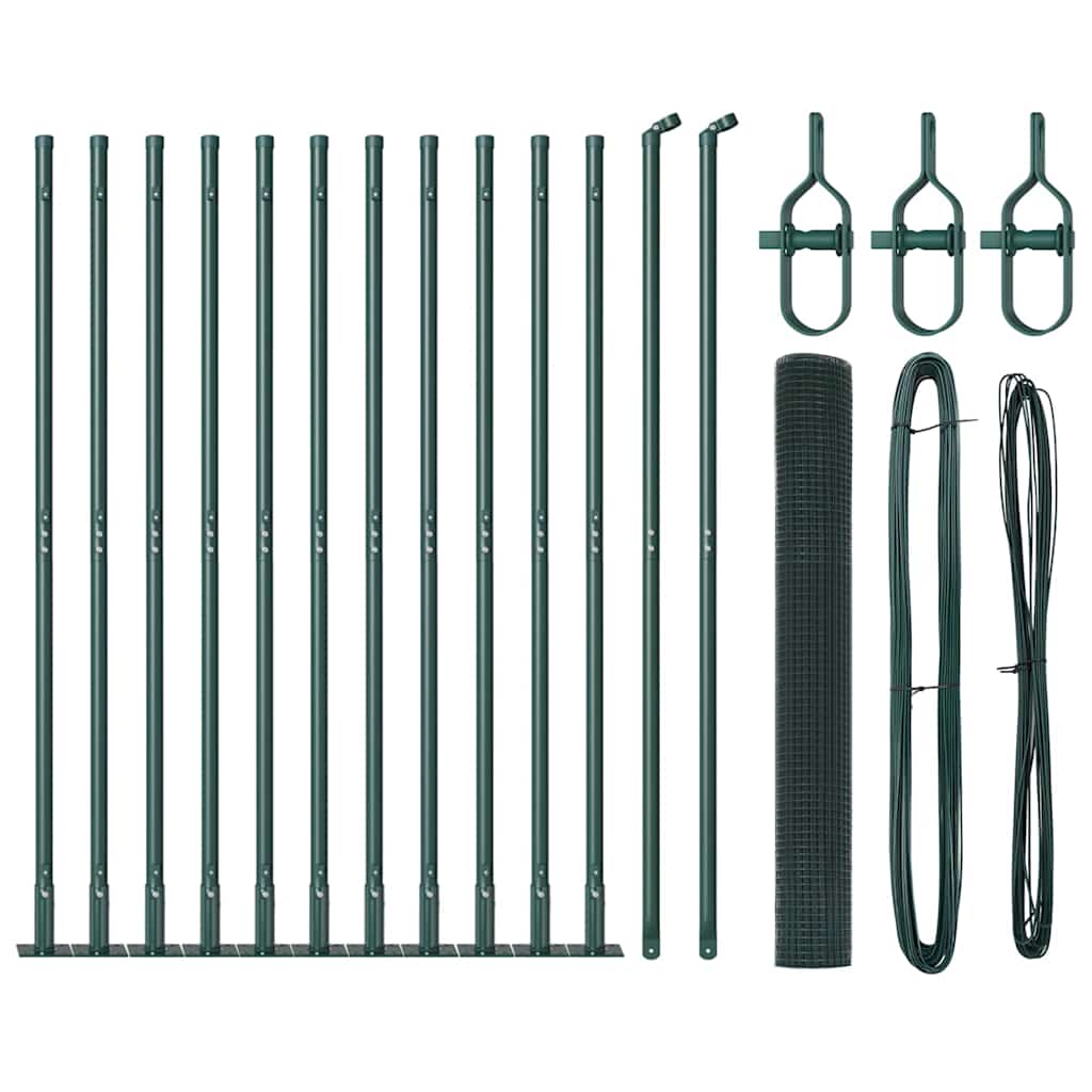 Sveistgjerde med Betongbase 25 x 0,8 m (B x H) PVC-belagt stål