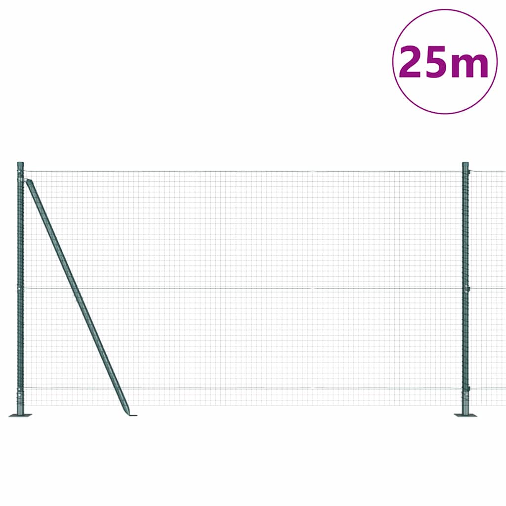 Sveistgjerde med Betongbase 25 x 1,2 m (B x H) PVC-belagt stål