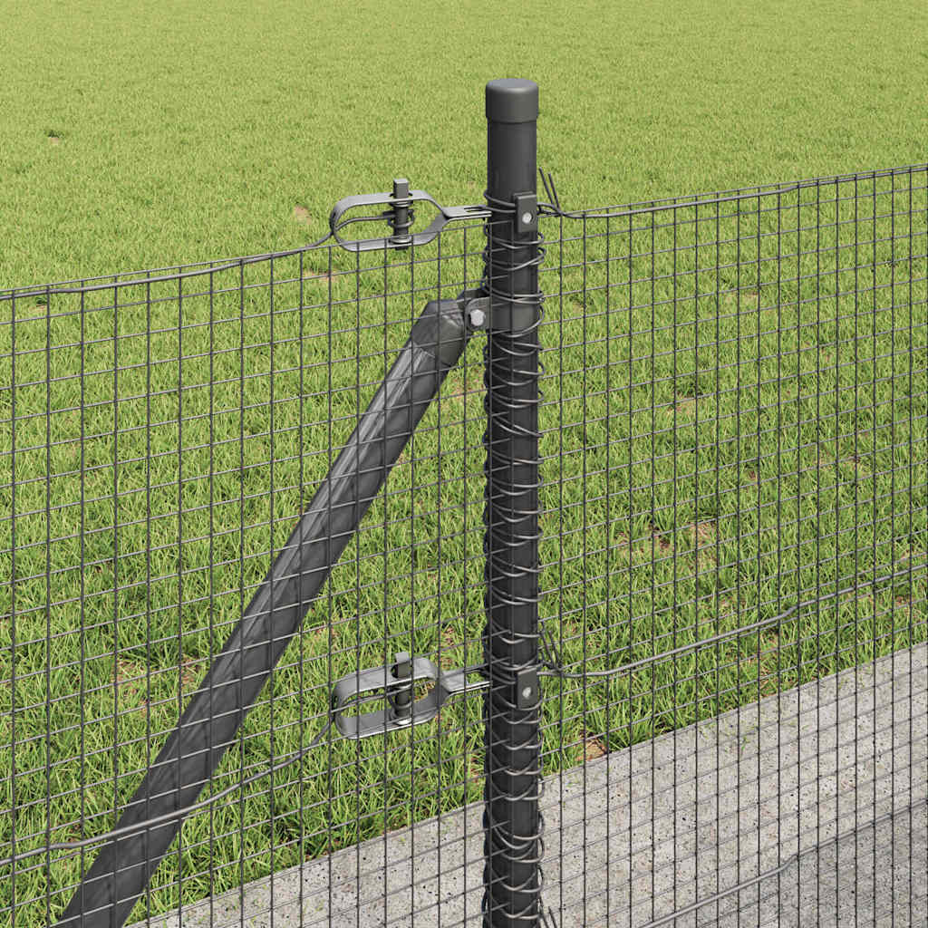 Sveistgjerde med Betongbase 25 x 0,4 m (B x H) PVC-belagt stål