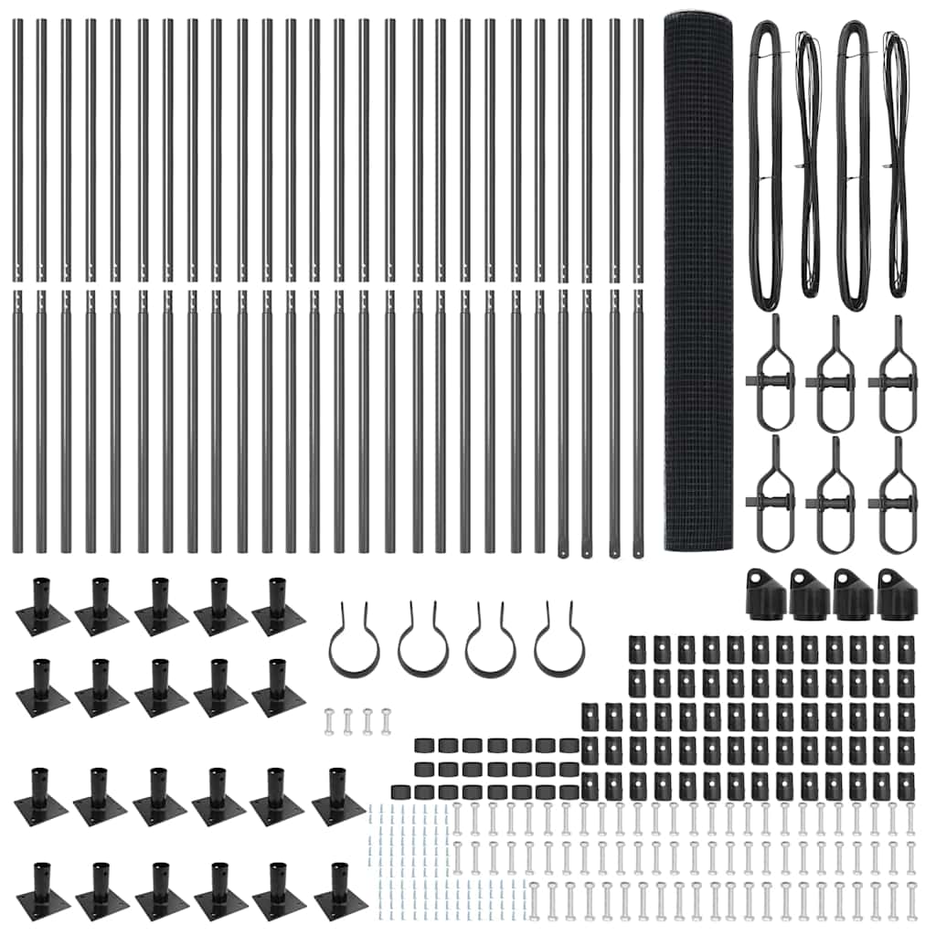 Sveistgjerde med Betongbase 50 x 1,2 m (B x H) PVC-belagt stål
