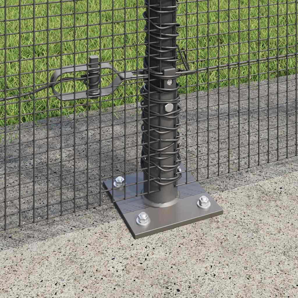 Sveistgjerde med Betongbase 50 x 1,5 m (B x H) PVC-belagt stål