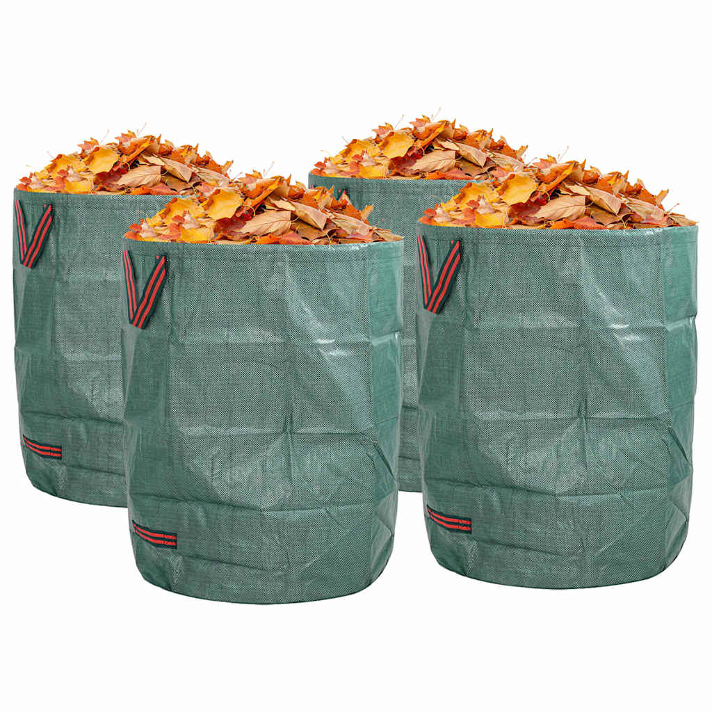 Hage søppelposer 4 pcs grønn 66 x 66 x 83,5 cm Polypropen