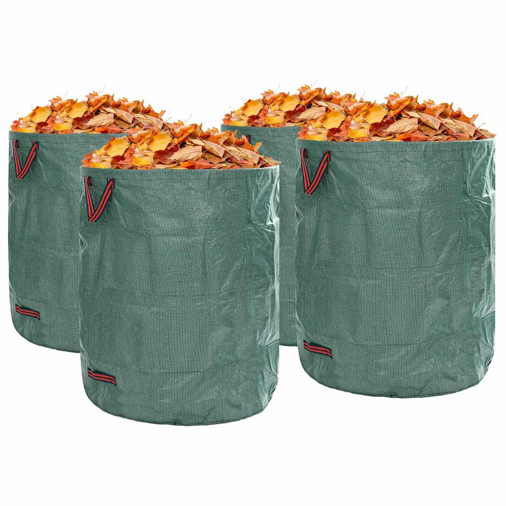 Hage søppelposer 4 pcs grønn 79 x 79 x 99,5 cm Polypropen
