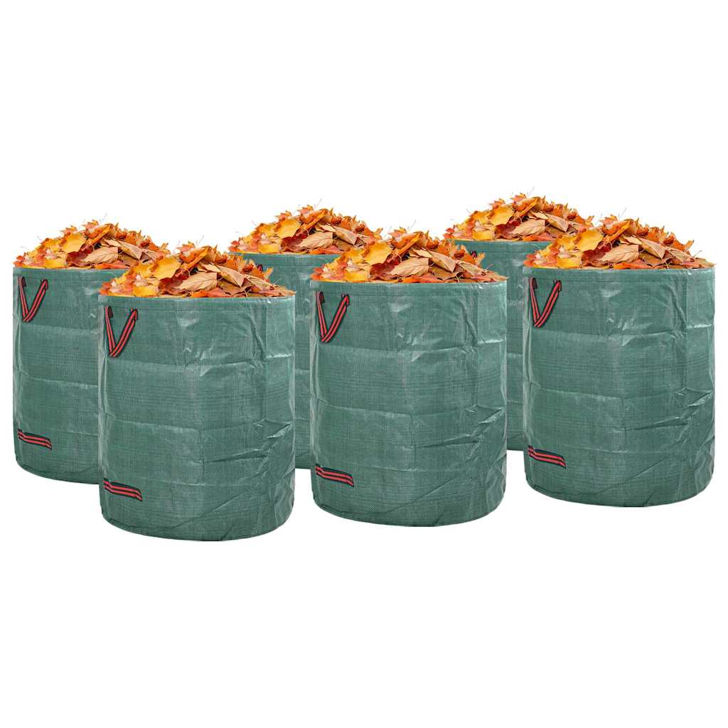 Hage søppelposer 12 pcs grønn 45 x 45 x 76 cm Polypropen
