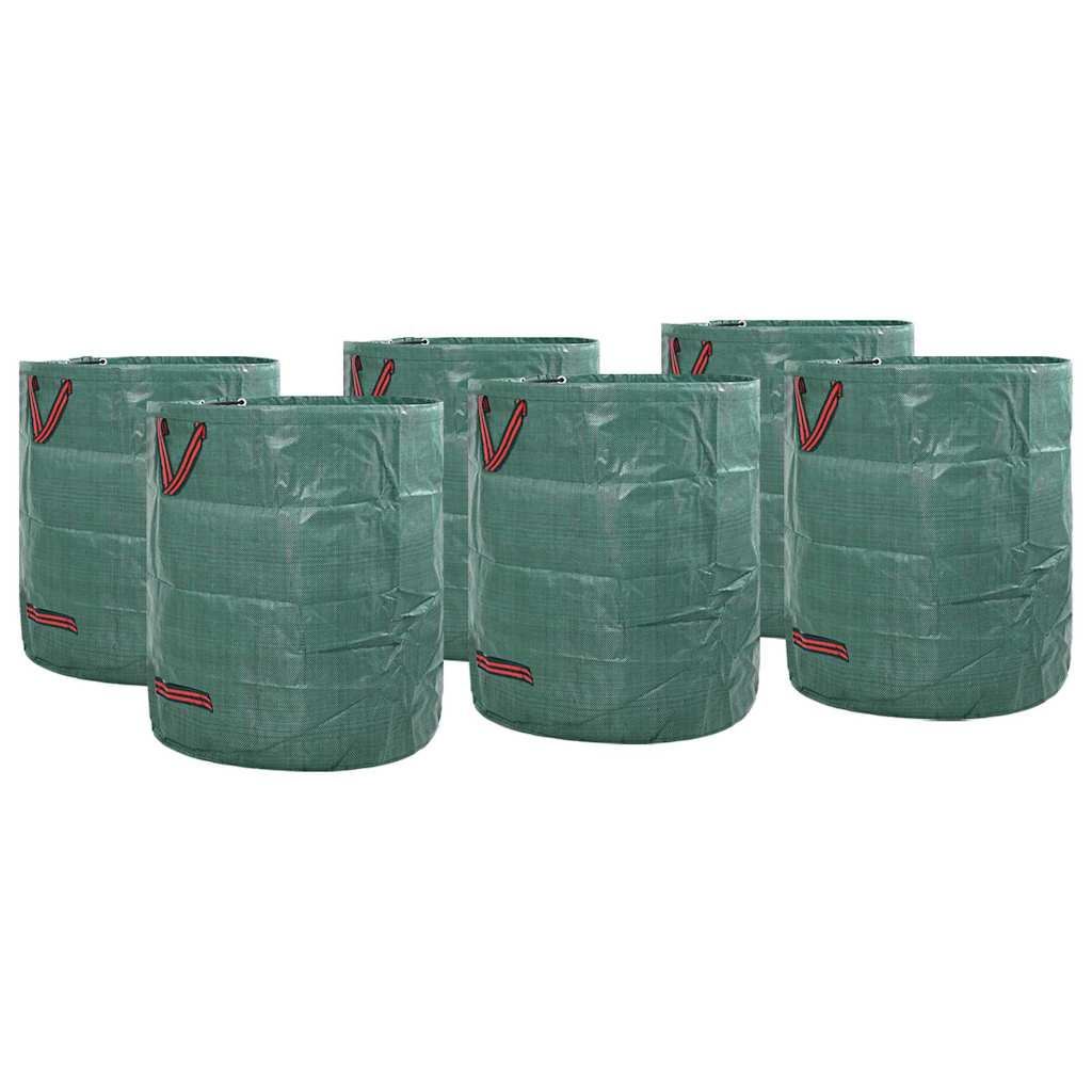 Hage søppelposer 12 pcs grønn 67 x 67 x 75,5 cm Polypropen