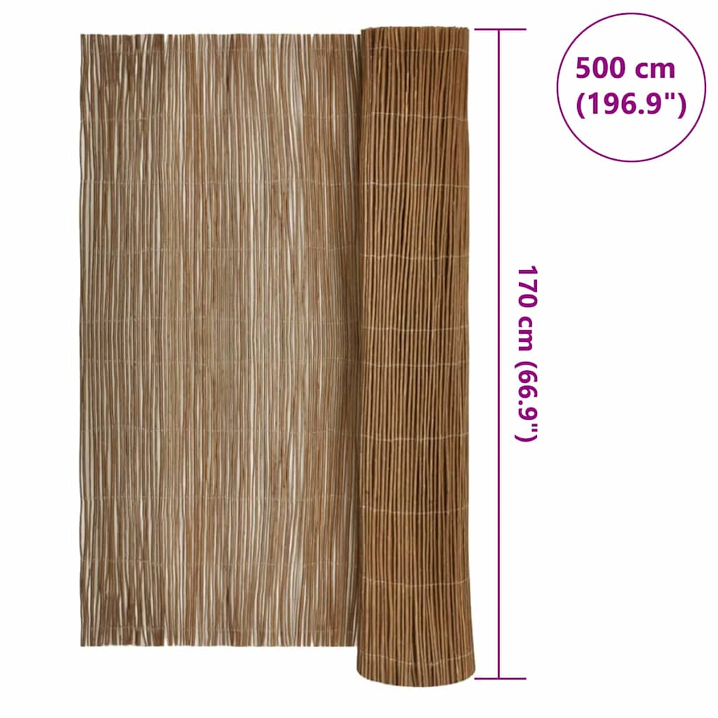 Pillefence Naturlig 170 x 500 cm Pille