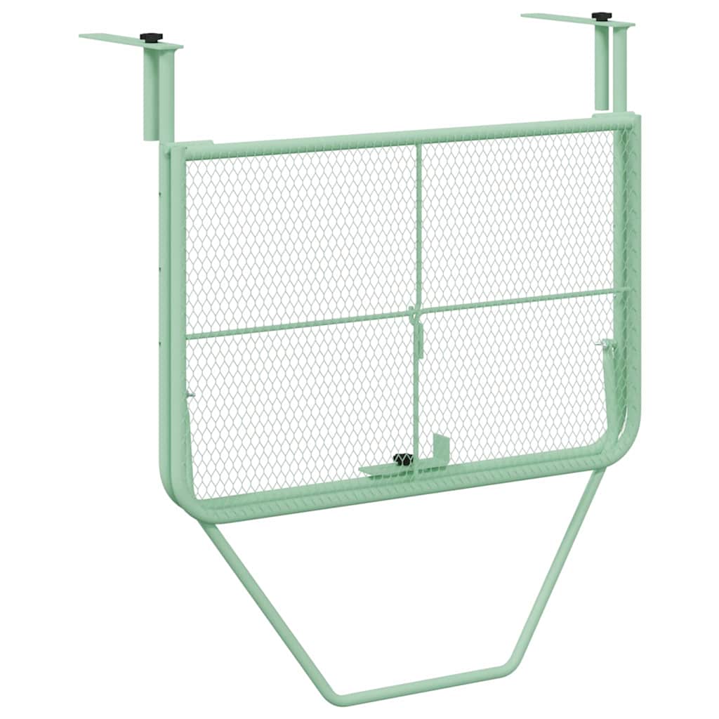 Hengende balkongbord Mintgrønn 60 x 39 x 65 cm Stål