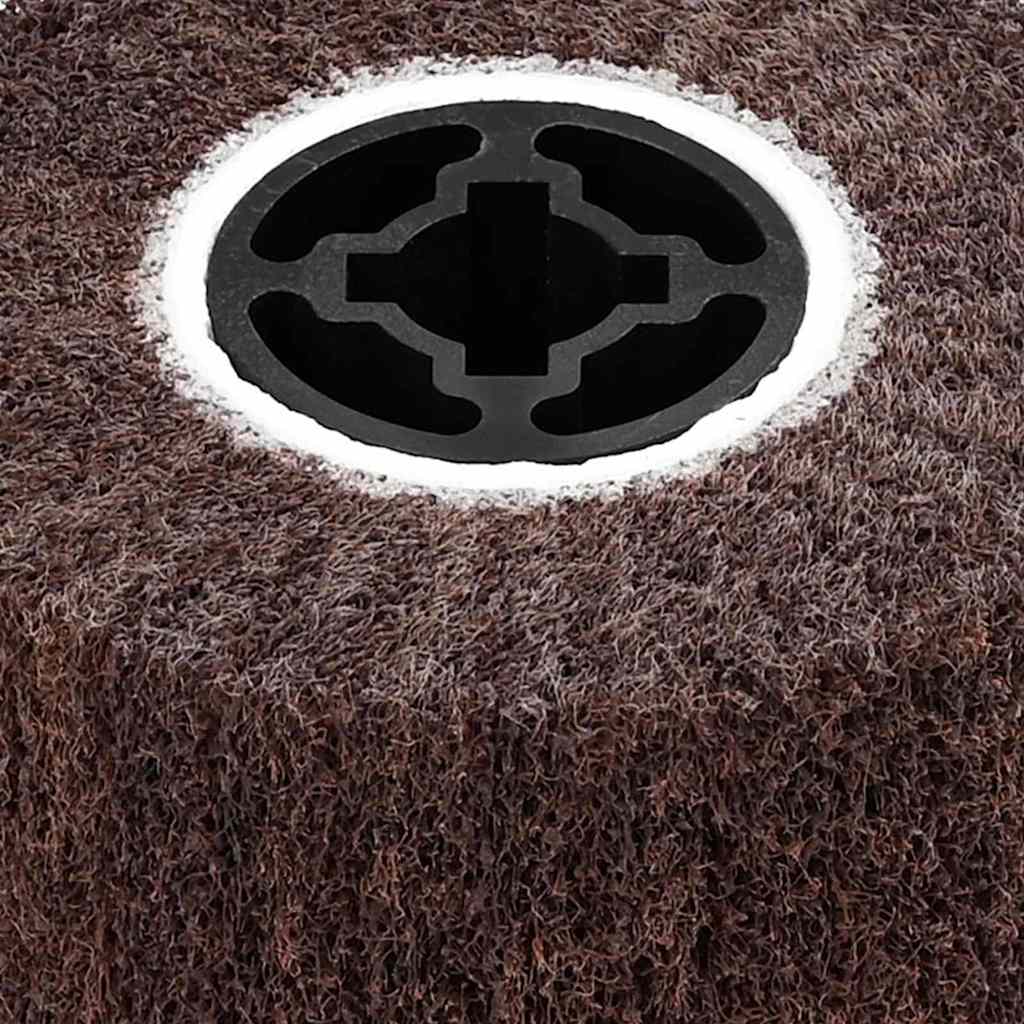 Slipe ruller 3 pcs Brun 12 x 12 x 10 cm Syntetisk fiber