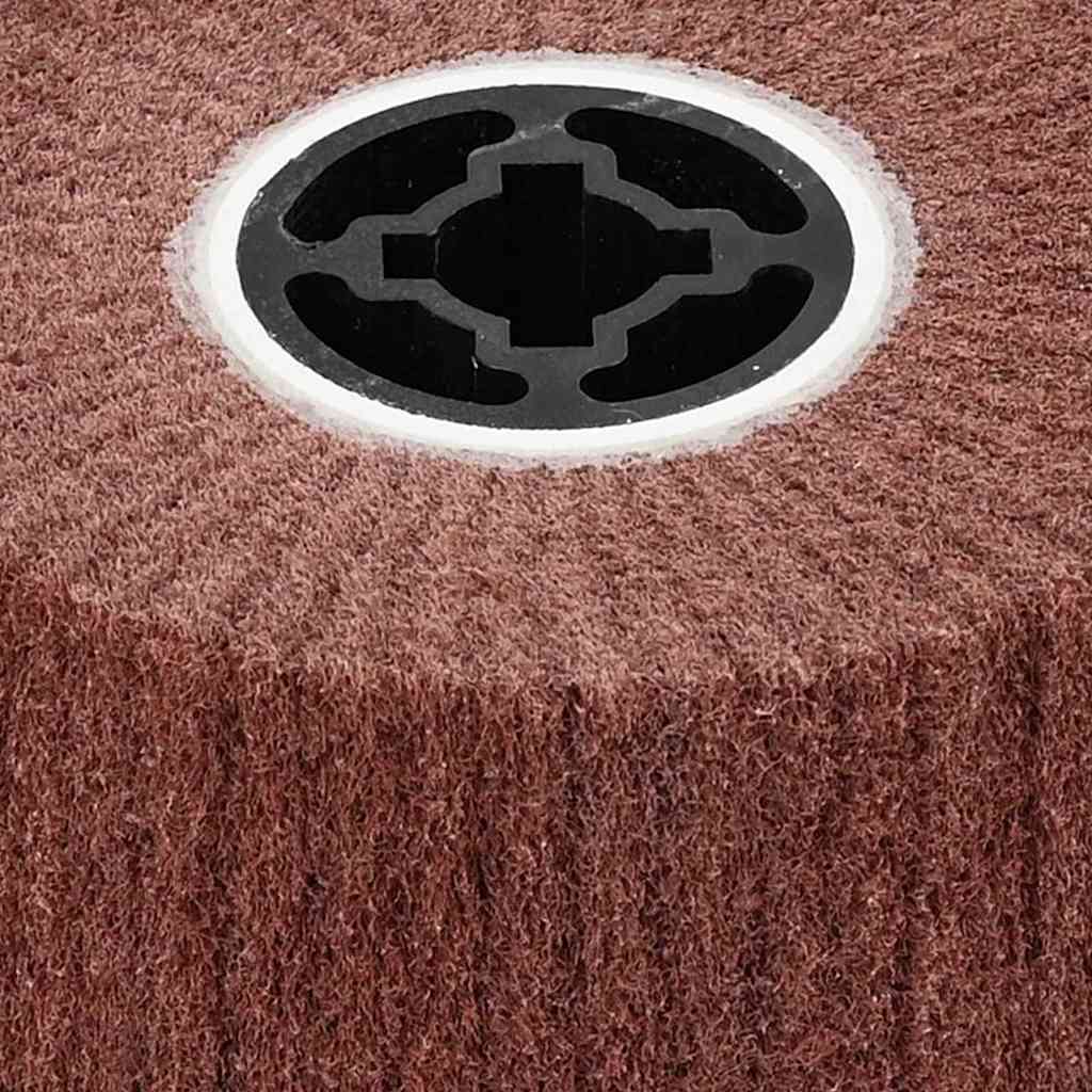 Slipe ruller 3 pcs Brun 12 x 12 x 10 cm Syntetisk fiber
