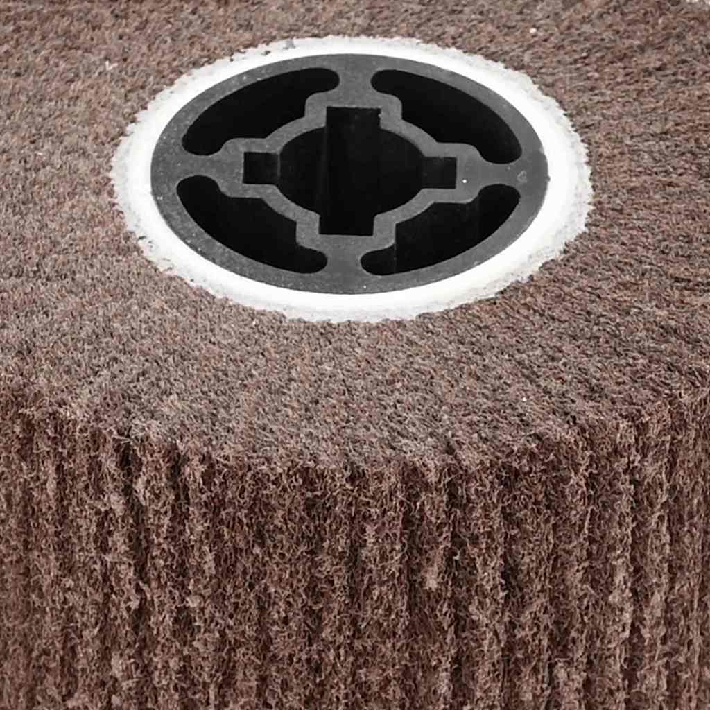 Slipe ruller 3 pcs Brun 12 x 12 x 10 cm Syntetisk fiber