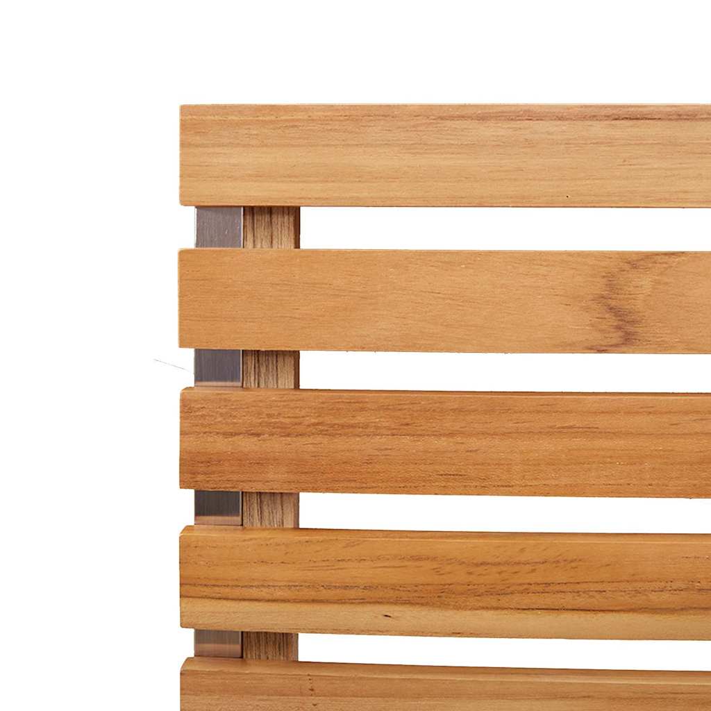 Hage Stol 2 pcs Olje naturlig 56 x 54,5 x 87 cm Massivt Teaktre