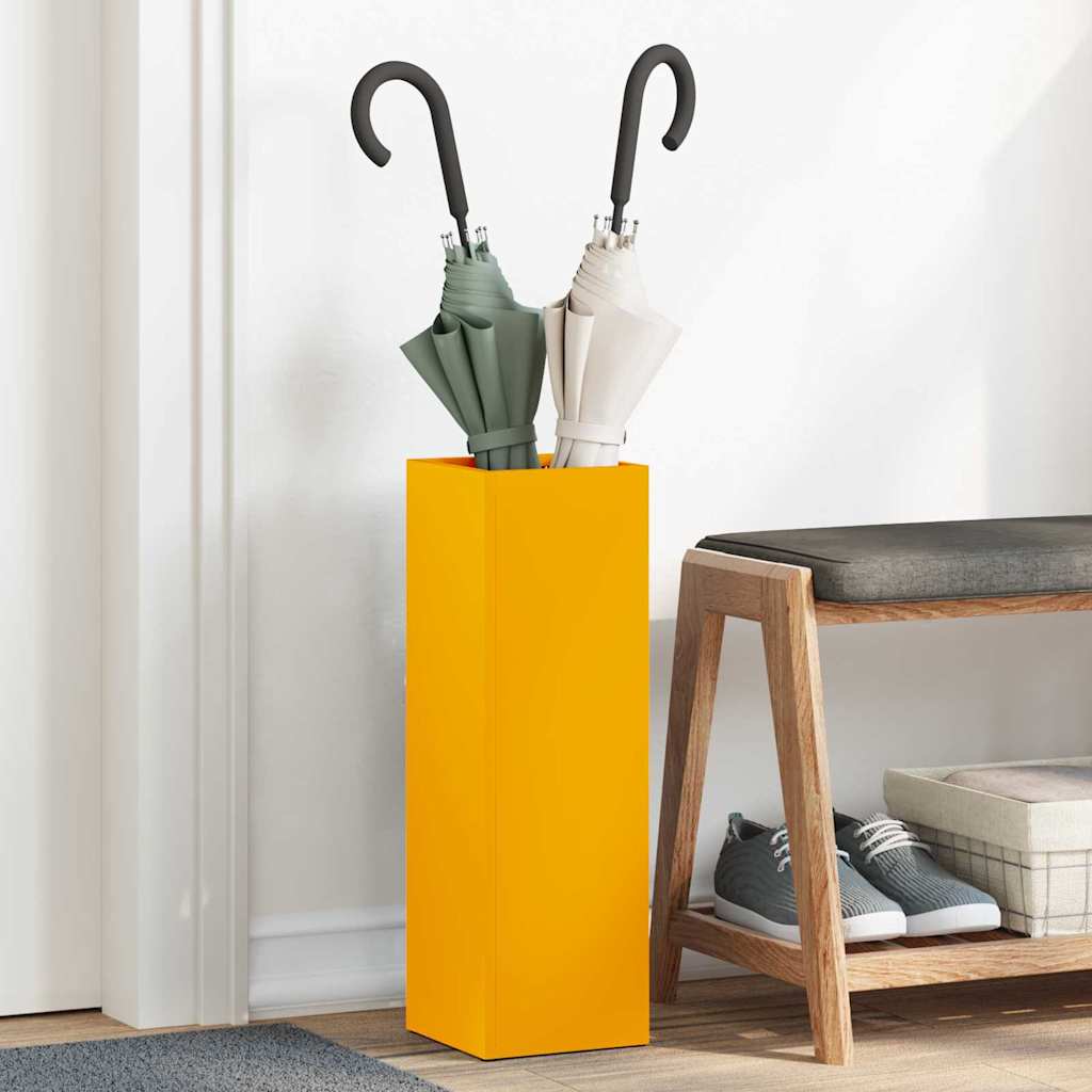 Parasollstativ Sennepsgul 15,5 x 15,5 x 49 cm Metall vidaXL