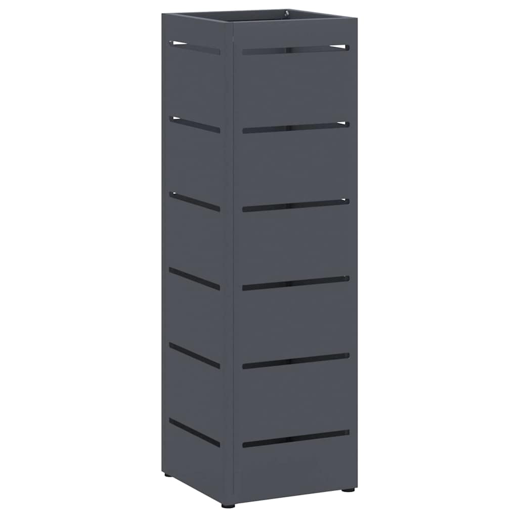 Parasollstativ med lagring Antrasitt 15,5 x 15,5 x 49 cm Metall vidaXL