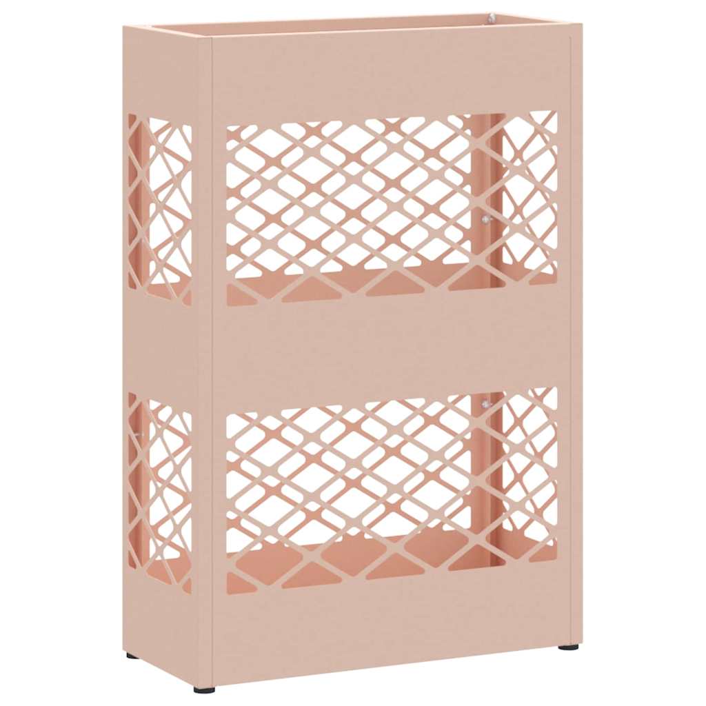 Regn paraplystativ Rosa 28 x 12 x 41 cm Stål