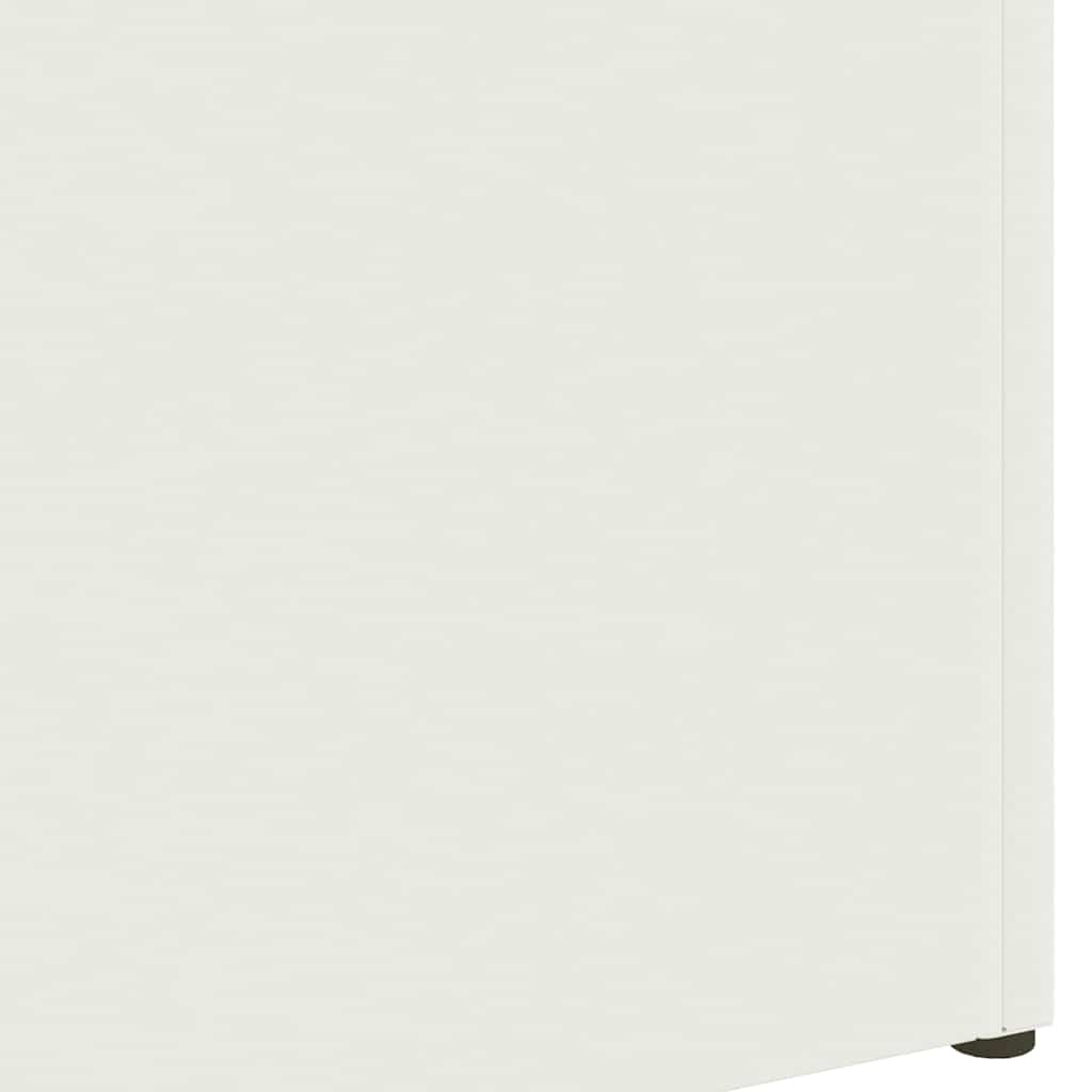 Parasollstativ Hvit 28 x 12 x 41 cm Stål vidaXL