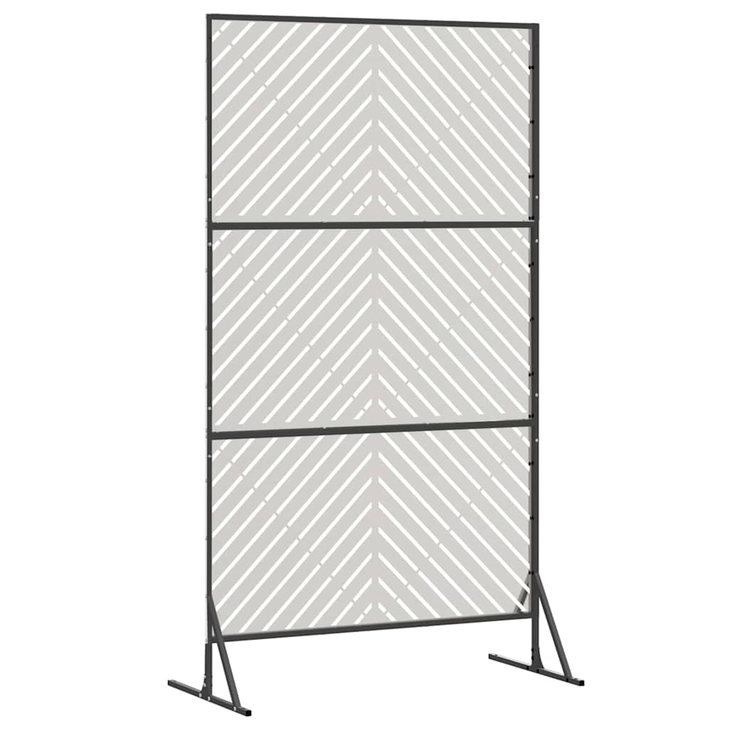 Personvernsvegg 100 x 50 x 180 cm Rustfritt stål Sølv