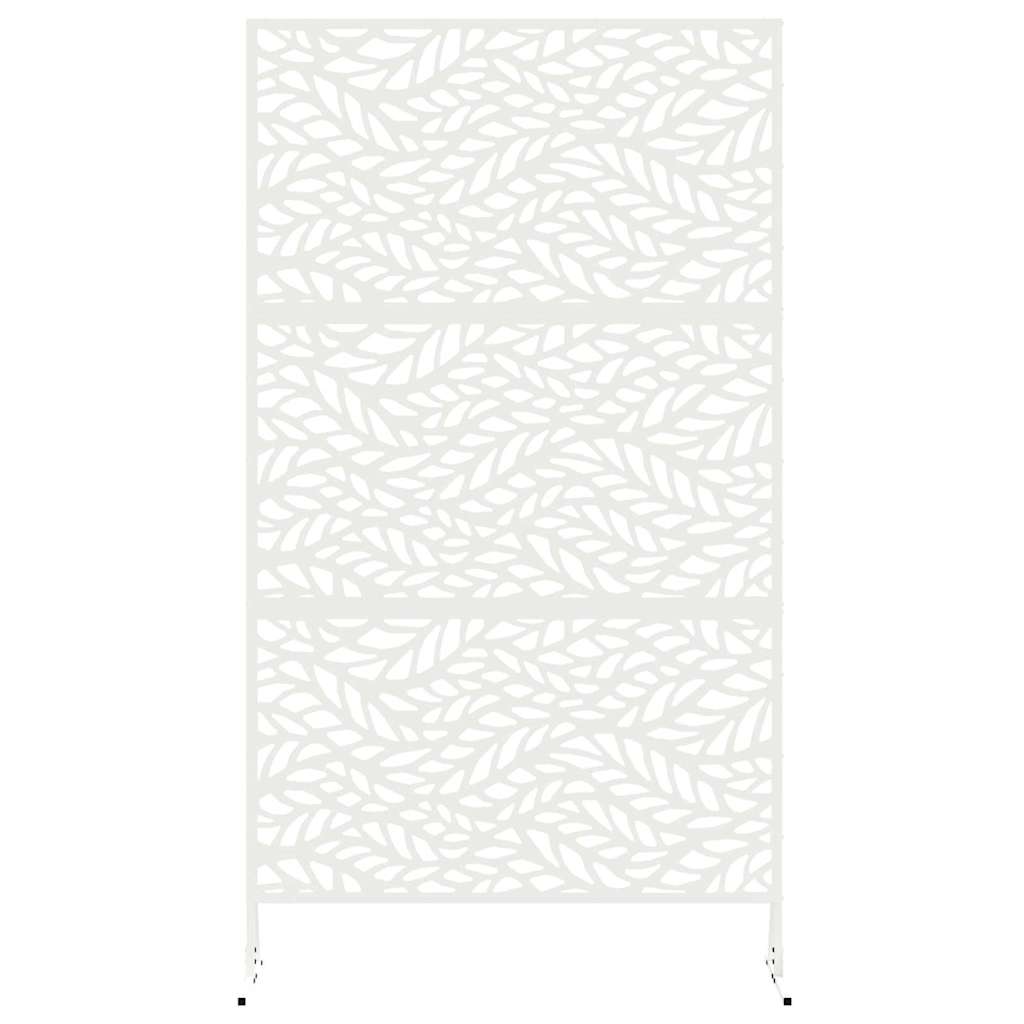 Personvernsvegg Hvit 100 x 50 x 180 cm Stål vidaXL