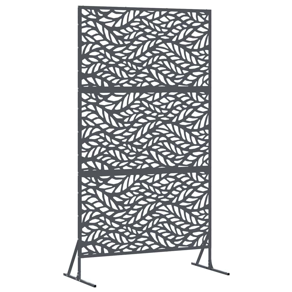 Personvernsvegg Antrasitt 100 x 50 x 180 cm Stål