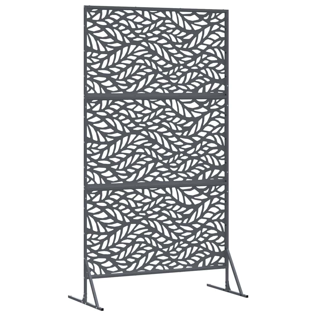 Personvernsvegg Antrasitt 100 x 50 x 180 cm Stål