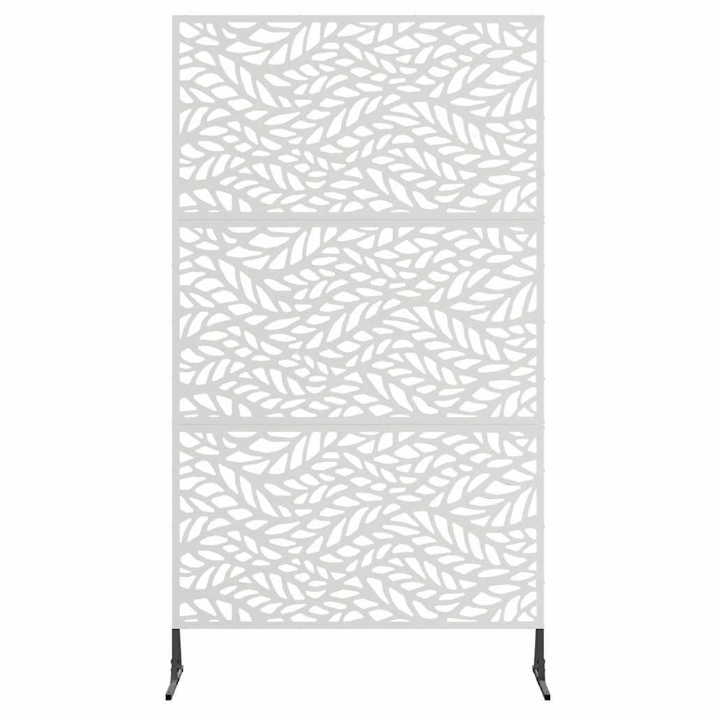 Personvernsvegg Grå 100 x 50 x 180 cm Stål vidaXL