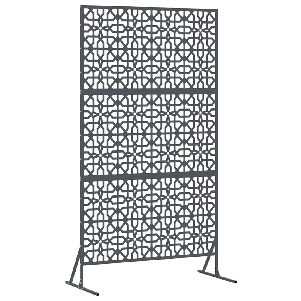 Personvernsvegg 100 x 50 x 180 cm Stål Antrasitt