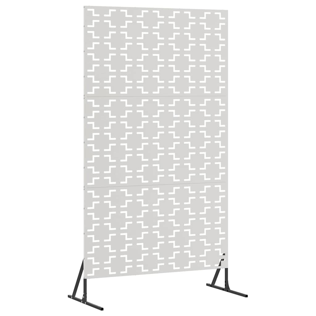 Personvernsvegg 100 x 50 x 180 cm Rustfritt stål Sølv