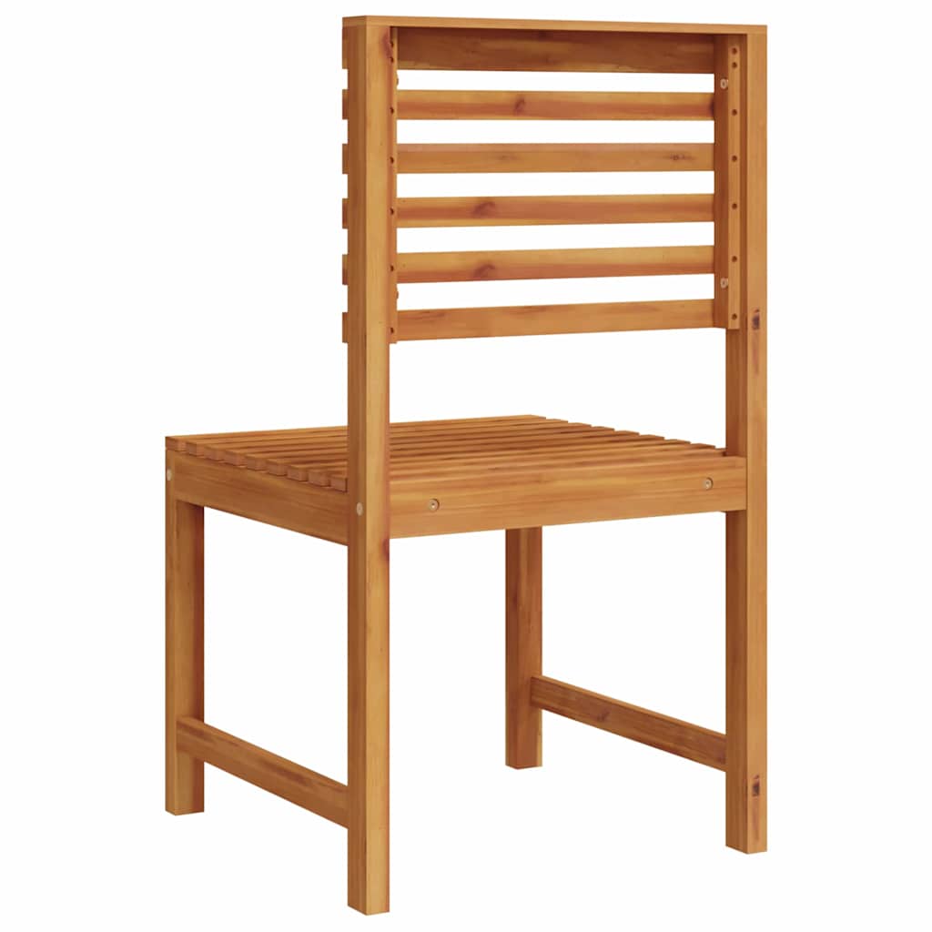 Hage Stol 2 pcs Brun 50 x 50 x 91cm Massivt akasietre