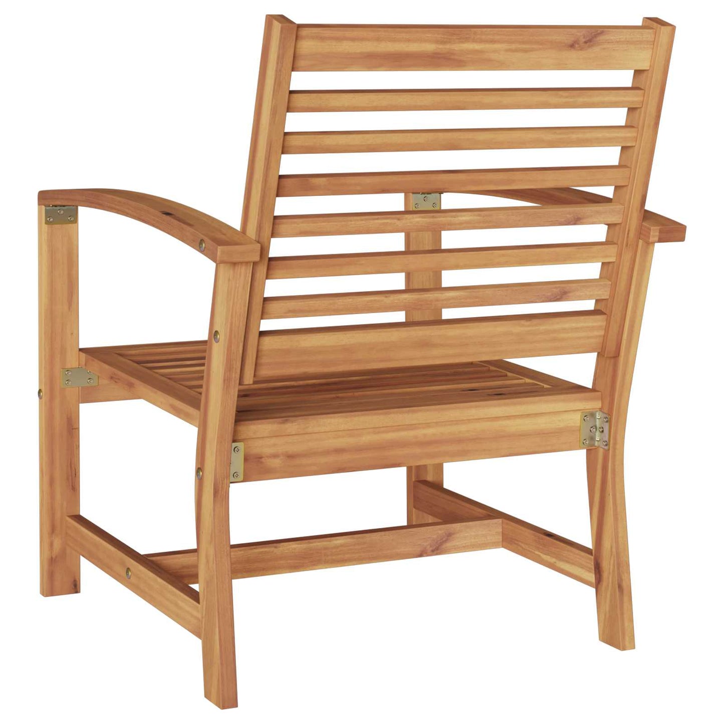 Stol 2 Stk Brun 65 x 60 x 76,5 cm Massivt Teaktre