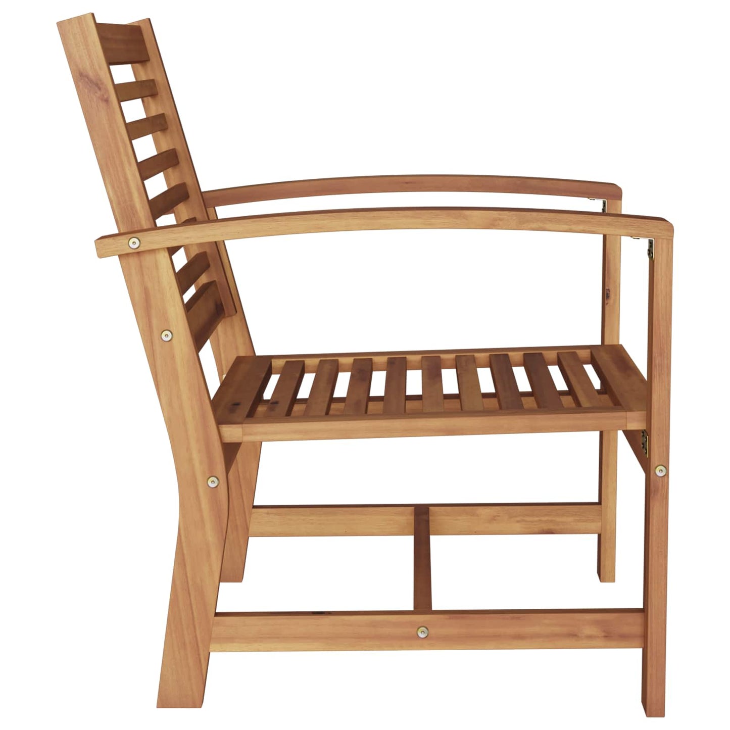 Stol 2 Stk Brun 65 x 60 x 76,5 cm Massivt Teaktre