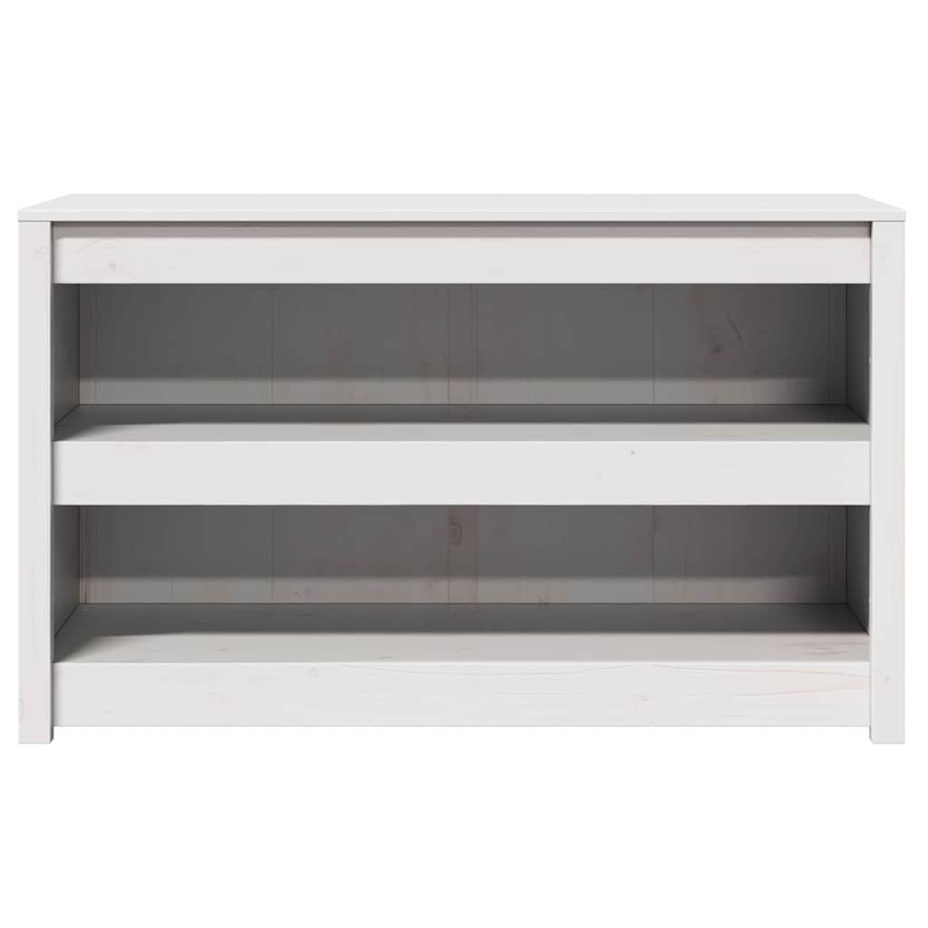 Kjøkkenskap med hylle MEPPEL Hvit 106 x 55 x 64 cm Massiv furu