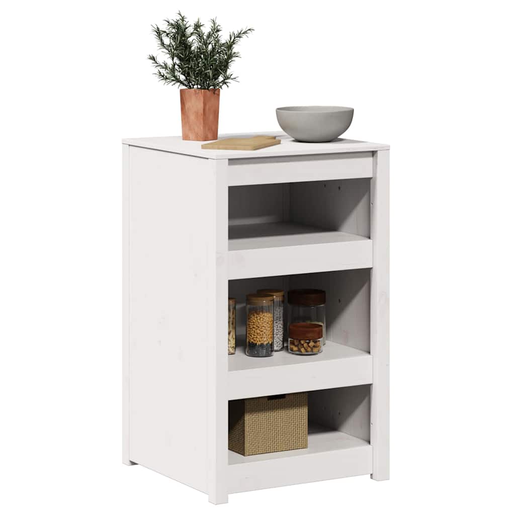 Kjøkkenskap MEPPEL Hvit 55 x 55 x 92 cm Massiv furu