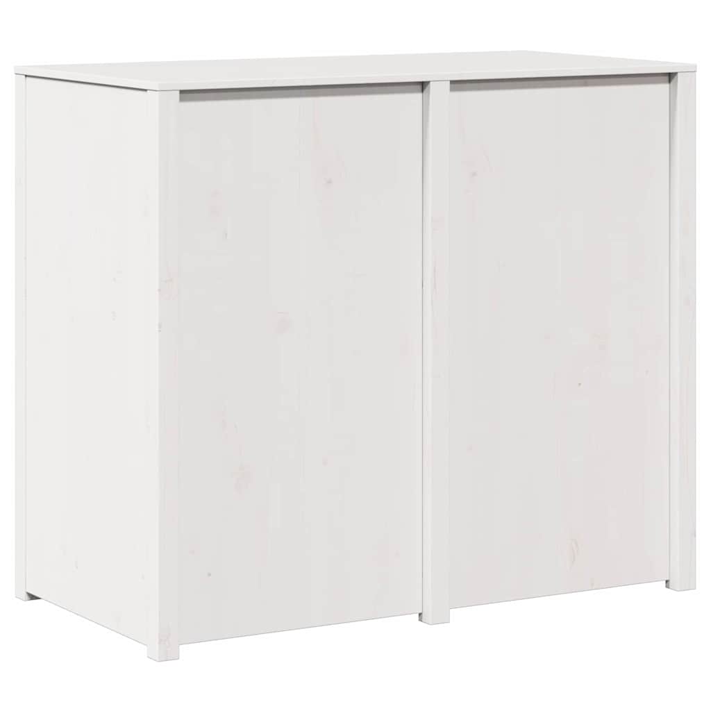 Kjøkkenskap med hylle MEPPEL Hvit 106 x 55 x 92 cm Massiv furu