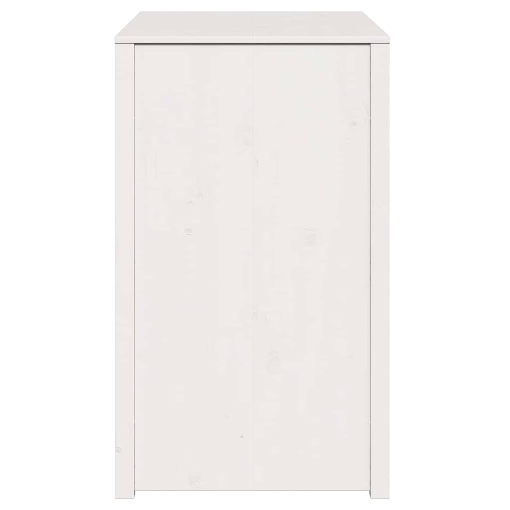 Kjøkkenskap med hylle MEPPEL Hvit 106 x 55 x 92 cm Massiv furu