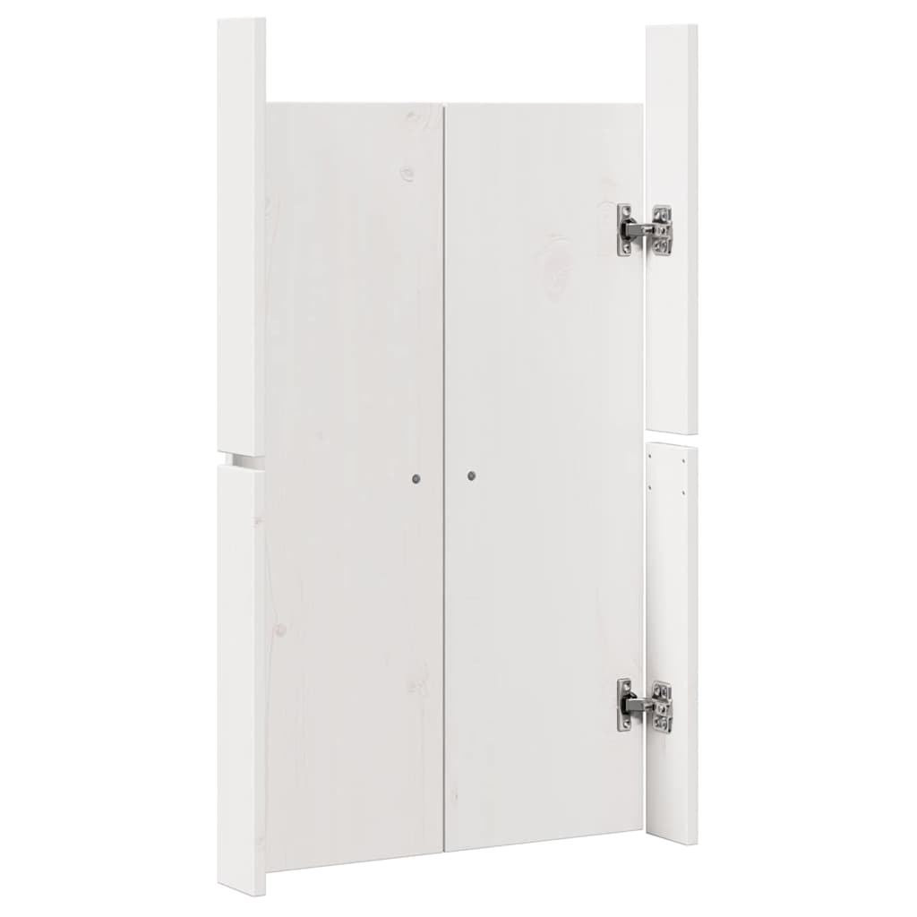 Kjøkkendør MEPPEL 2 pcs Hvit 50 x 9 x 82 cm Massivt furutre