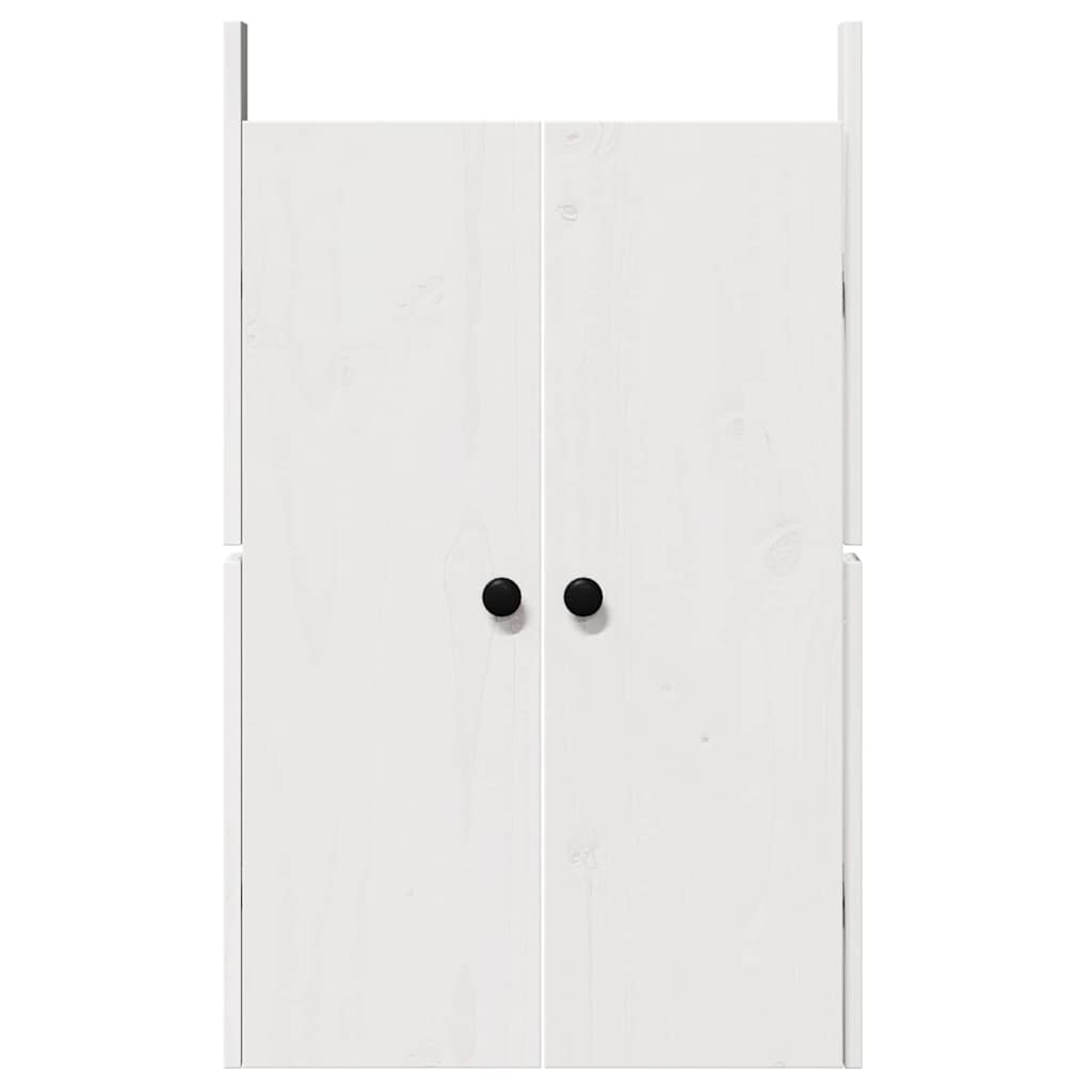 Kjøkkendør MEPPEL 2 pcs Hvit 50 x 9 x 82 cm Massivt furutre