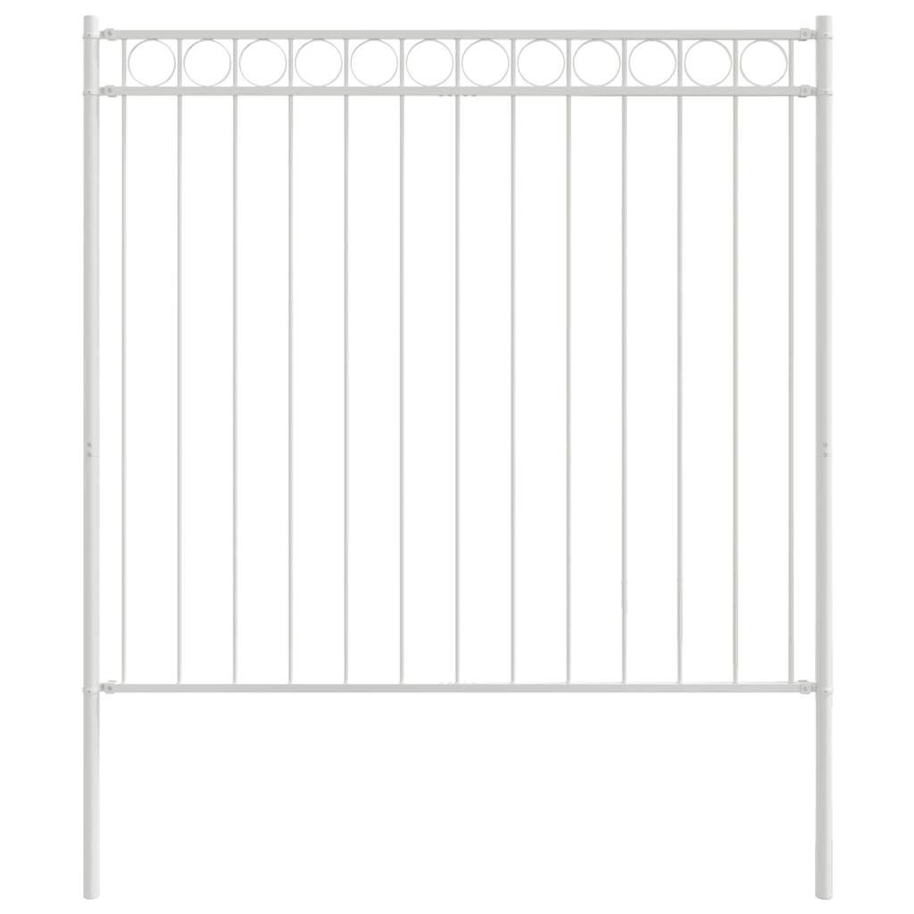 Gjerdeelement ASSEN Hvit 170 x 170 cm Stål