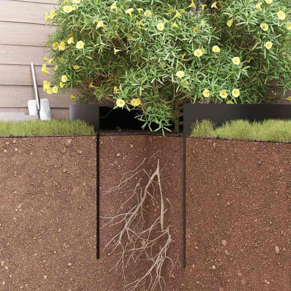 Rotbarriere Svart 0,7 x 15 m Polyethylen