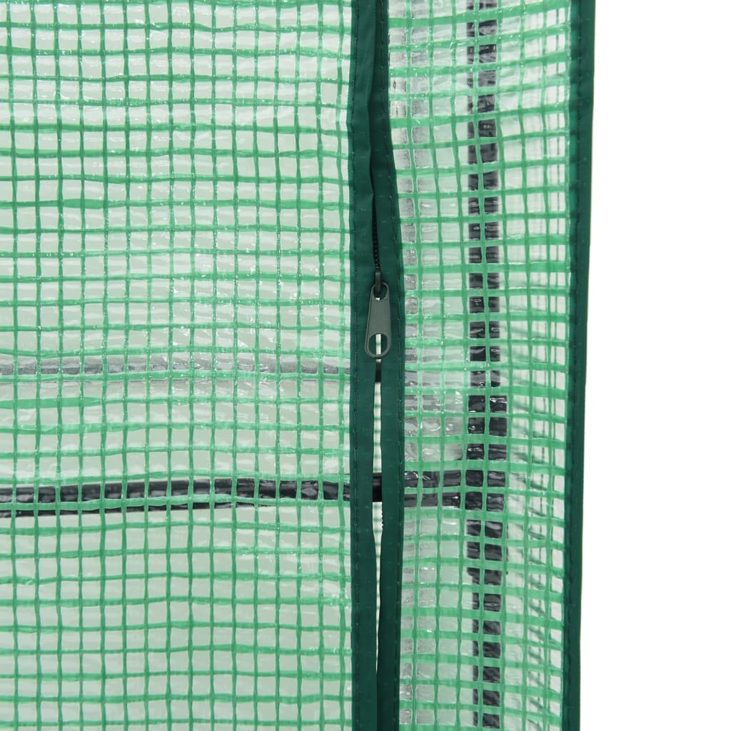Høyseng med drivhustrekk rottingutseende 40x40x123 cm vidaXL
