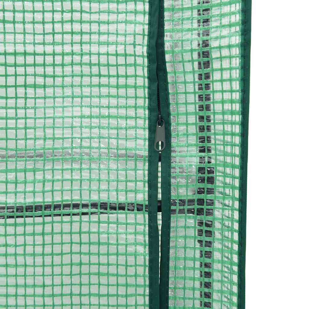 Høybed med drivhustrekk rottinglook 120x40x123 cm
