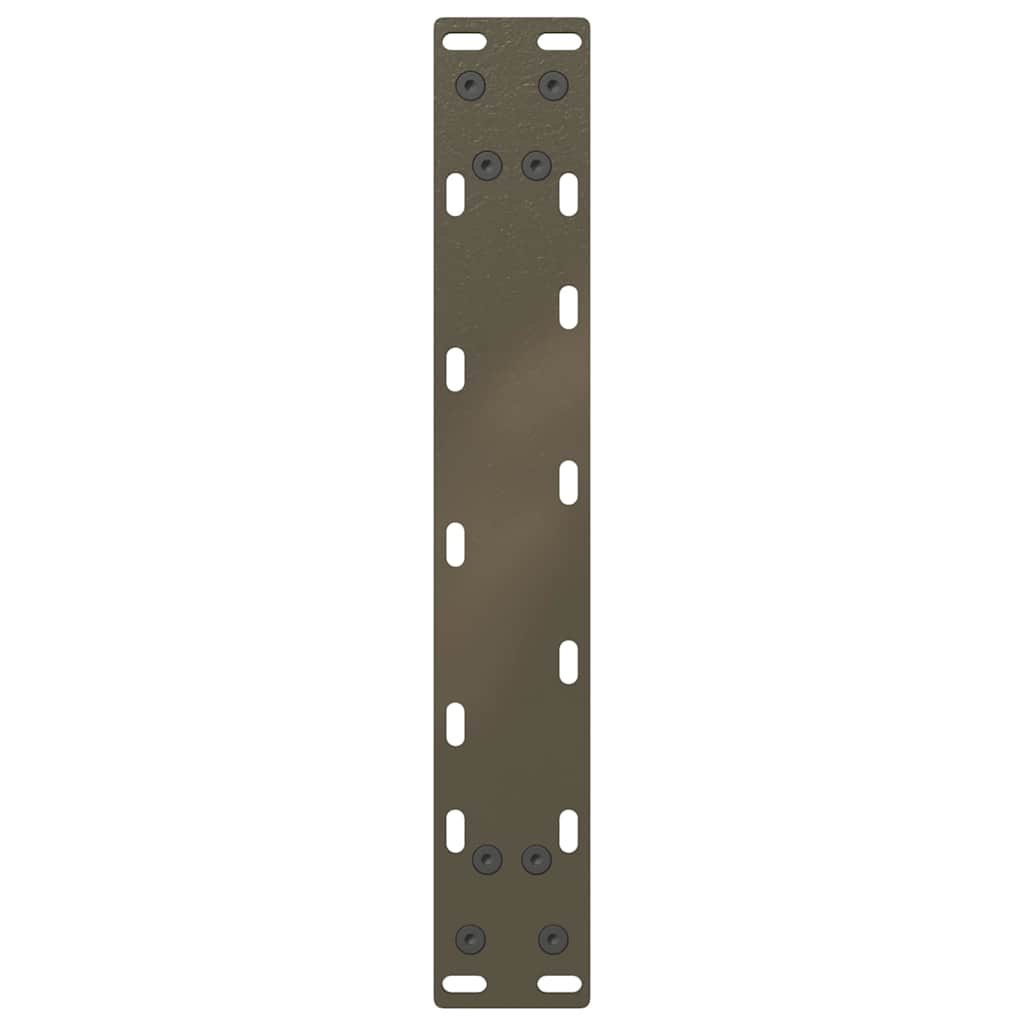Salongbordben U-formet 2 stk naturstål 28 x (42-43) cm stål