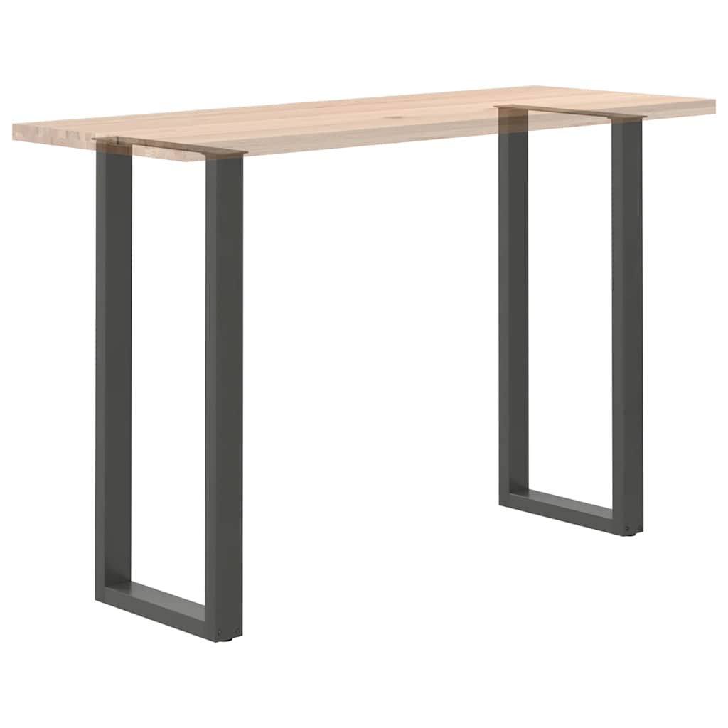 Barbordben U-formet 2 stk antrasitt 50x(110-111) cm stål