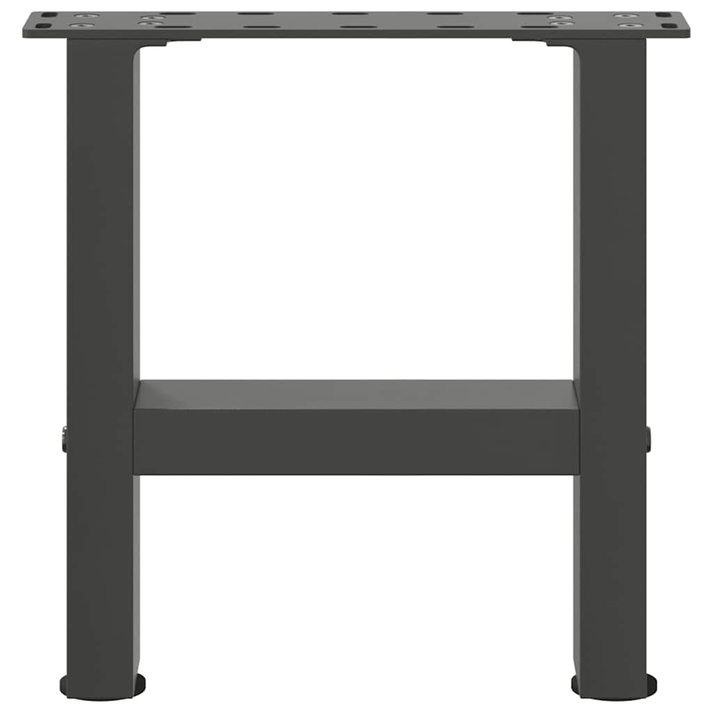 Salongbordben antrasitt 2 stk 30x(30-31) cm stål